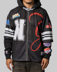 Headcrack Champs Jersey Zip Hoodie - Black