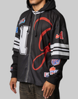 Headcrack Champs Jersey Zip Hoodie - Black