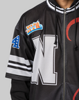 Headcrack Champs Jersey Zip Hoodie - Black