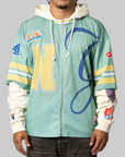 Headcrack Champs Jersey Zip Hoodie - Green