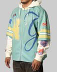 Headcrack Champs Jersey Zip Hoodie - Green