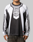 Mesh Jersey Racer Long-Sleeve - Black