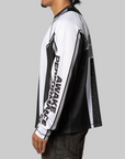 Mesh Jersey Racer Long-Sleeve - Black