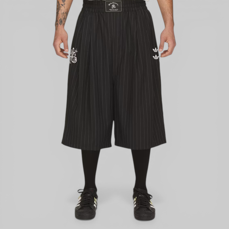 X Willy Chavarria Pinstripe Short - Black/White – LOADED