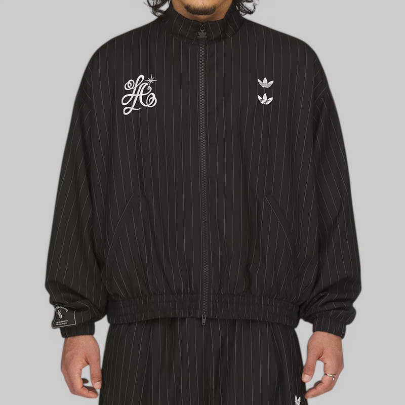 X Willy Chavarria Pinstripe Jacket - Black/White – LOADED