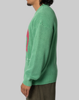 I Love You Overdyed Sweater - Moss
