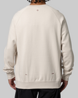 NOCTA Fleece Crew - Light Orewood Brown/Team Red
