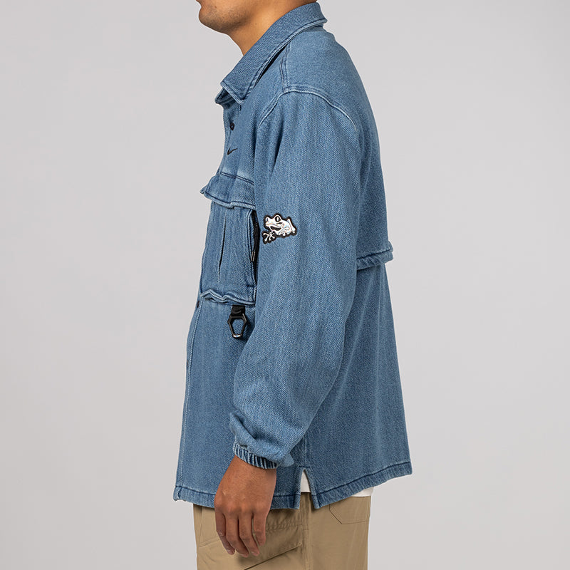 【巨人岡本選手着用】NOCTA オパール ボタンダウントップ　フレンチブルー NOCTA OPAL Shirt French Blue FZ3260-486 – NOMAD