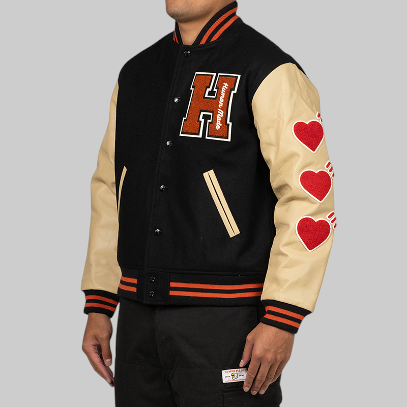 Varsity Jacket - Black – LOADED
