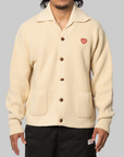 Knit Cardigan (removable collar)
