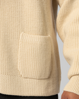 Knit Cardigan (removable collar)