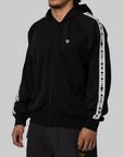 Zip-Up Hoodie - Black