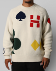 Lowgauge Knit Sweater - White