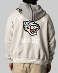 Zip-Up Hoodie - Grey