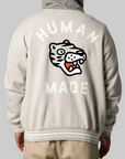 Zip-Up Hoodie - Grey