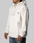 Pullover Fleece Hoodie - White