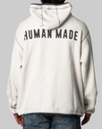 Pullover Fleece Hoodie - White