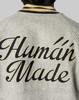 Wool Varsity Jacket - Grey