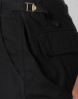 Aviation Short - Black Rinsed