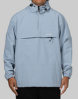 Windbreaker Jacket - Frosted Blue/White