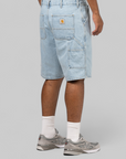 Single Knee Short - Blue (Heavy Stone Bleached)