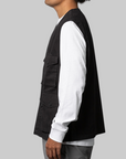 Unity Vest - Black Heavy Enzyme Wash