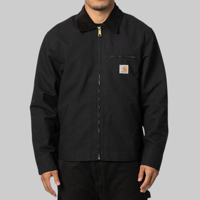Carhartt WIP デトロイトジャケット ブラック/ブラックリンスド