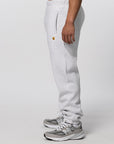 Chase Sweat Pant - Ash Heather/Gold