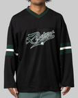 Detroit Mesh Long Sleeve - Black/Conifer/Wax