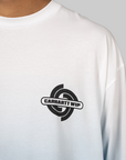 Light Work Long Sleeve - White/Bluebird Dip Dye