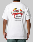 Crab Paint T-Shirt - White