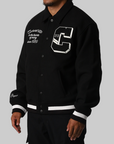 World Class Varsity Jacket - Black