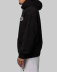 Hooded Mini WIP Sweat Jacket - Black Stone Washed