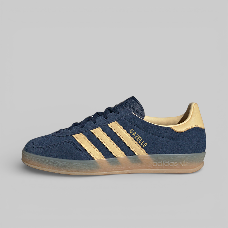 W's Gazelle Indoor - Night Indigo/Orange Tint, 7