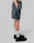 Kids' Kobe Light Weight Woven Short - Black/Reflective Silver