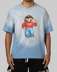 Fit Check Bear T-Shirt - Sky Blue
