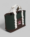 X CLOT By Edison Chen Tote Bag - Green/Dark Brown