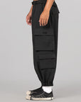 Sport Uniform Cuffed Cargo Pant - Black