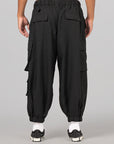Sport Uniform Cuffed Cargo Pant - Black
