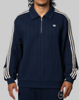 X CLOT By Edison Chen 1/4 Zip - Night Indigo