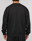French Terry Crew - Black