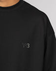 French Terry Crew - Black