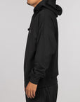 French Terry Hoodie - Black
