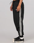 3-Stripes Cuffed Pant - Black