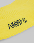 X Brain Dead Sock - Bold Yellow