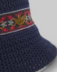 X CLOT By Edison Chen Knit Bucket Hat - Night Indigo