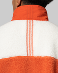 OG L.A. Adams Blvd Polar Fleece Jacket - Off White/Preloved Red