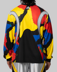 X Brain Dead Long Sleeve Jersey - Black/Equipment Yellow