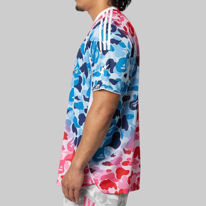 x Bape Football Jersey - Shock Blue – LOADED x Bape Football Jersey - Shock Blue – LOADED