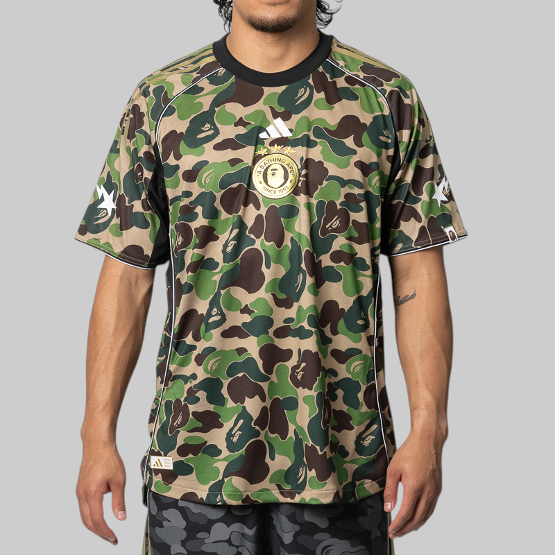 adidas×BAPE ジャージ トップス Crew Green Lサイズ x Bape Football Jersey - Crew Green – LOADED